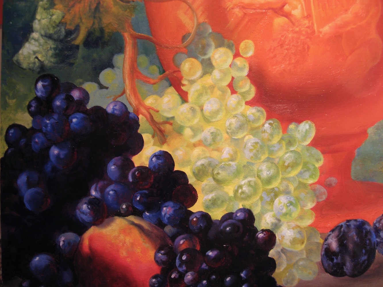Tea Party - detail, grapes